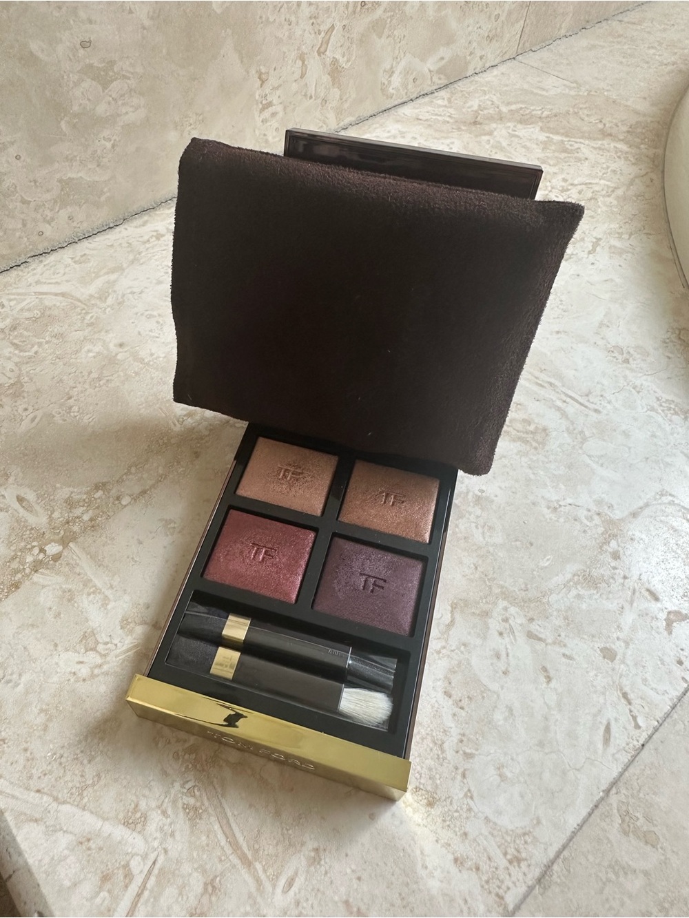 Tom Ford Four-Shade Eyeshadow Quad — Rose, Plum, Bronze, Taupe
